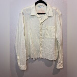 Tommy‎ Bahama Men’s Relax Linen Long Sleeve White Shirt Size L